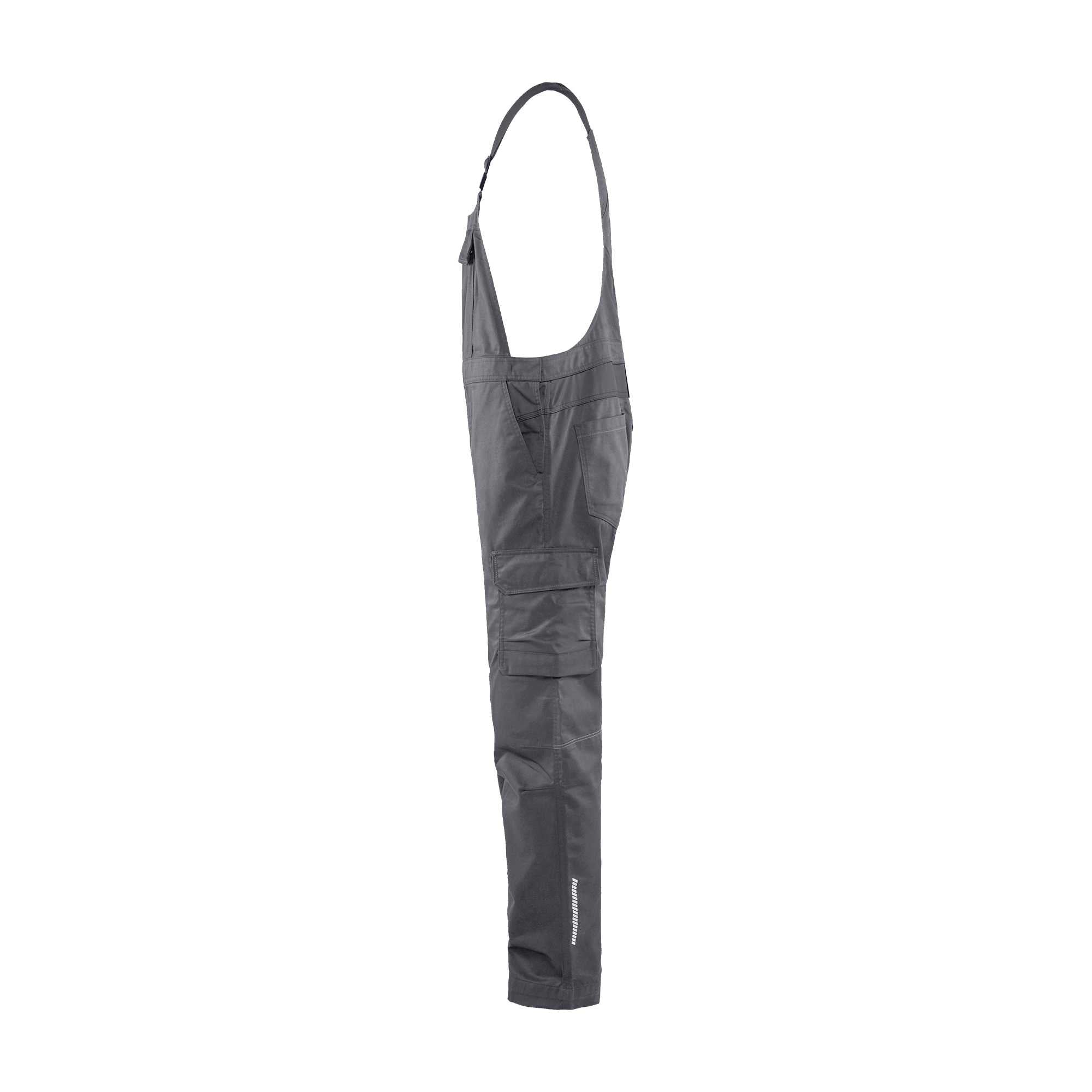 BLAKLADER 26661344 INDUSTRY BIB OVERALLS STRETCH Work Bib Trousers Men - cotton stretch fabric